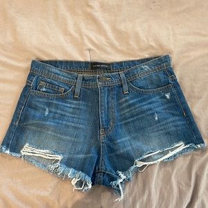 Distressed Jean Shorts